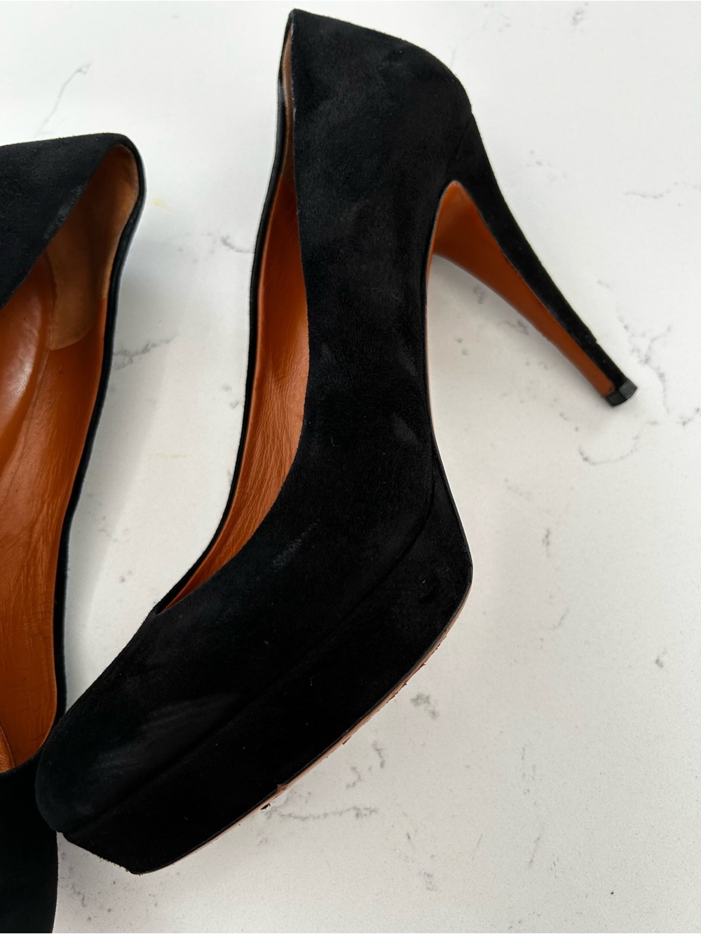 Gucci heels/pumps black suede size 38 - Picture 6 of 16